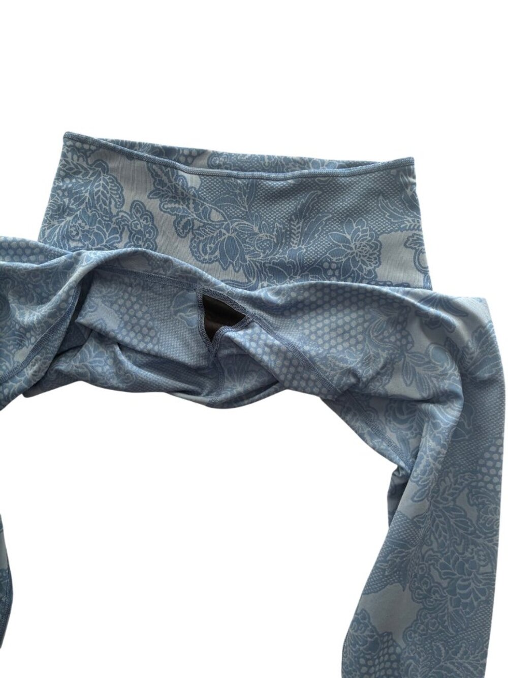 Nike Sculpt Victory High Rise Leggings Womens M Blue Dri-FIT Floral - Picture 9 of 13